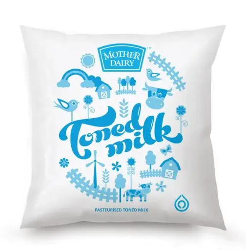 Mother Dairy Tonned Milk 1L