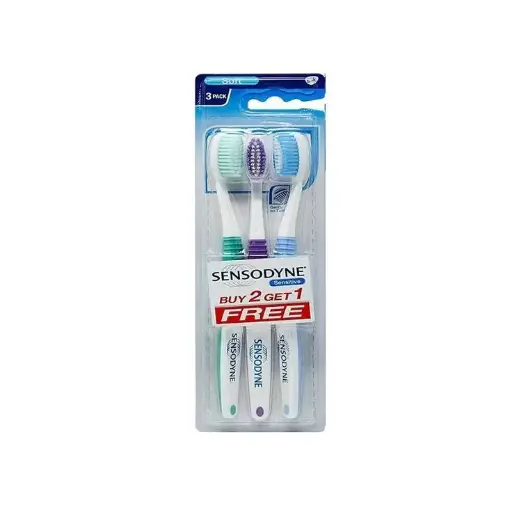 Brush Sensodyne Sensitive Toothbrush  pack of 3